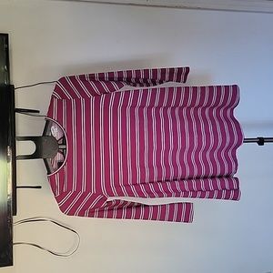 Women's Maternity Love,Fire Pullover Top, Color Magenta, Size M/M